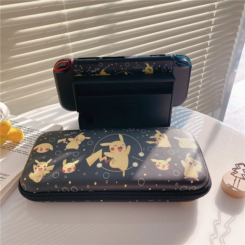 Pokaz Pikachu na Switch Etui Ochronne Dzielona Obudowa Pudełko na Akcesoria Nintendo Switch Konsola NS TPU Fundas — zdjęcie produktu 4