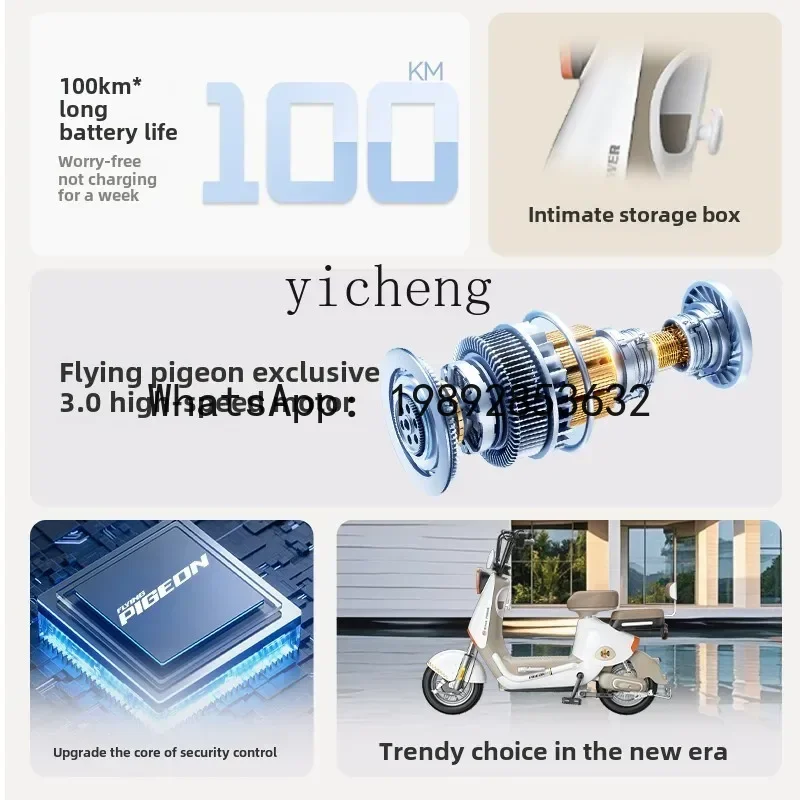 Sepeda listrik AB standar nasional baru, kendaraan dewasa, mobil baterai, untuk wanita bepergian ke tempat kerja, ringan, sepeda listrik kecil