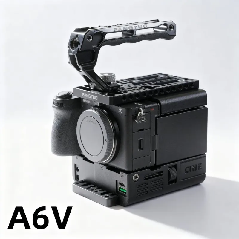 A6V For Sony A6700 Cage Integrates Heat Dissipation, Power Supply and Expansion All in One Kit
