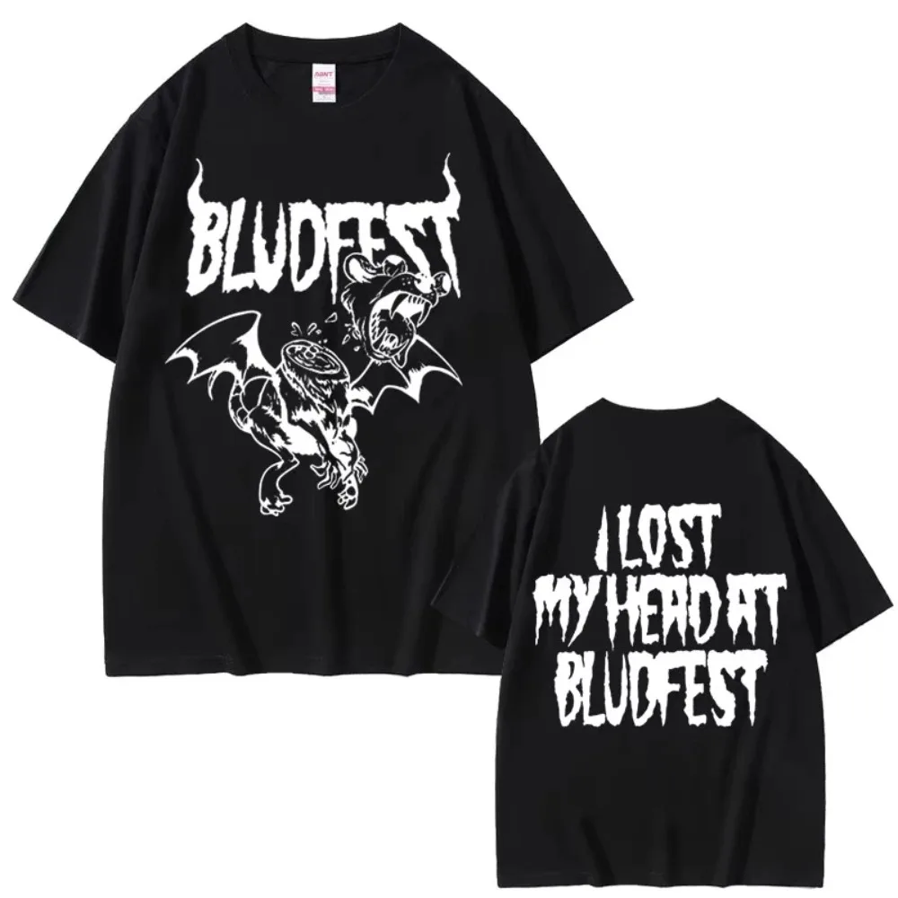 Yungblud Bludfest Merch T-Shirt, Unisex Fashion Rock Short Sleeve, Men Casual Pure Cotton Loose Fashion Women And Men T-shirts