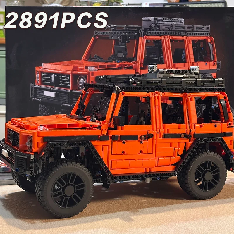 

Новинка 2025 года, 42177 G 500, модель автомобиля, строительные блоки, кирпичи, игрушки для детей, мальчиков, подарки на день рождения, Рождество (2891 шт.)