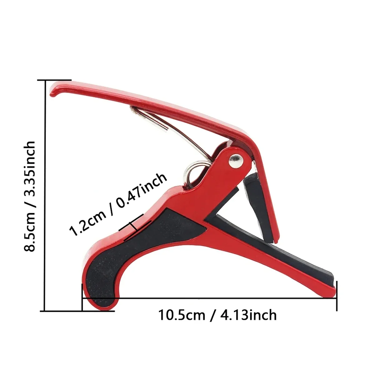 High-Quality Metal Alloy Guitar Capo - Quick Release Trigger Capo for Acoustic, Classical, and Electric Guitars, Instant Key Cha