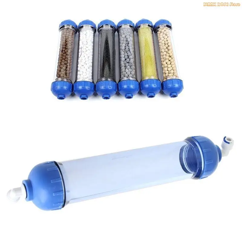 K1AE Clear Housing Replacement for Under Sink Home Drinking Reverse Water Filter System 1/4