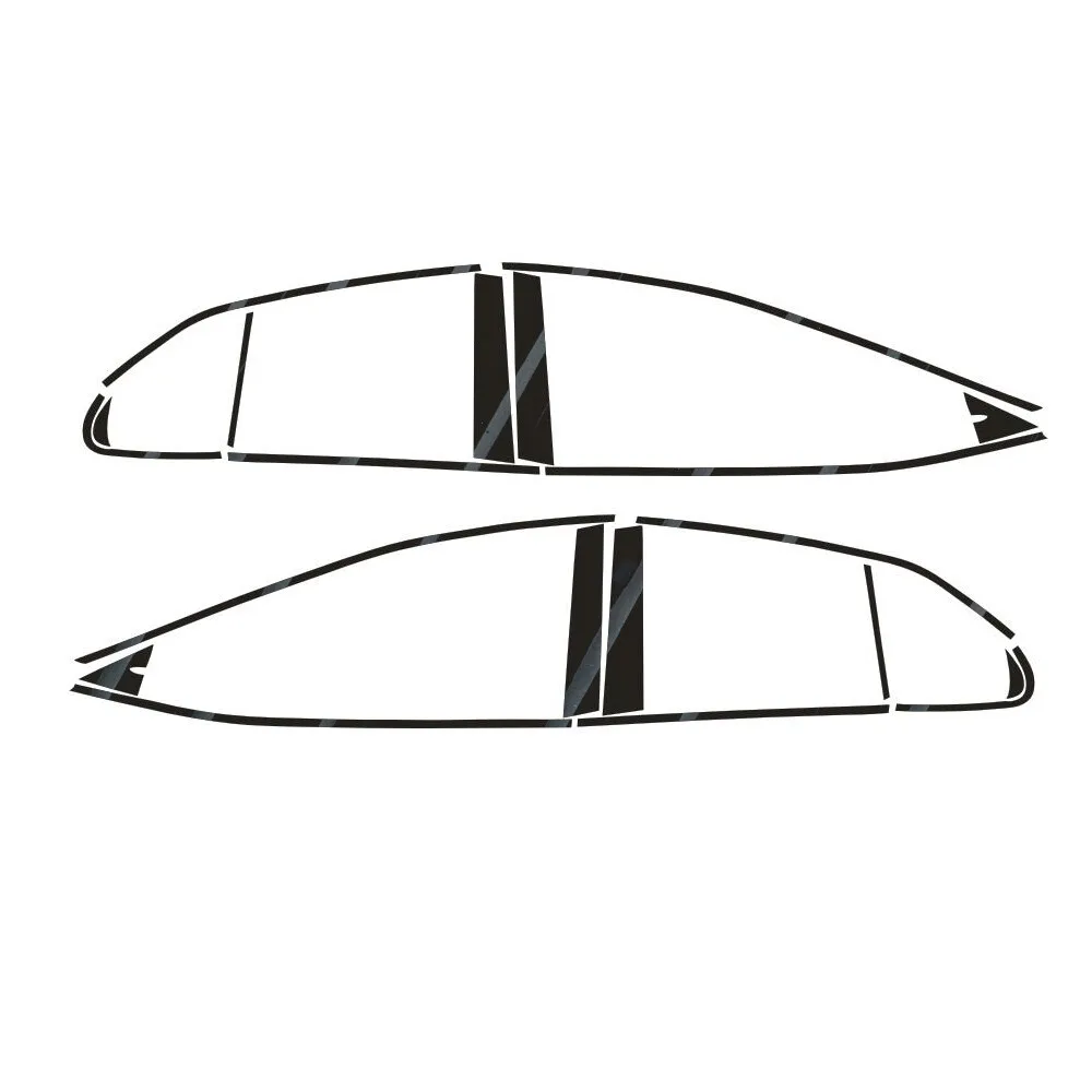 Chrome Delete Blackout Overlay for 2018-24 Toyota Camry Window Trim