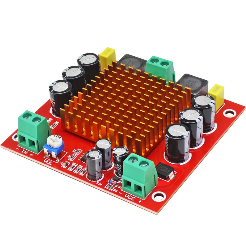 Mono 150W Digital Power Amplifier Board 12V Audio Amp Module for Home Speaker DIY Modification  5pcs
