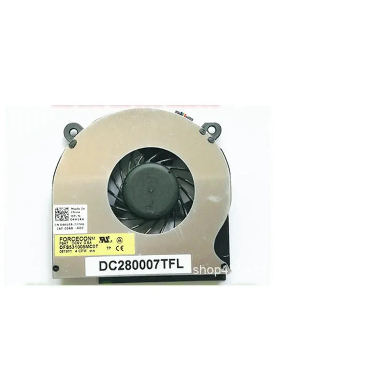 Ventilador de Resfriamento para Laptop DELL E6400 E6410 E6510, Substituição do Ventilador de CPU DP/N 04H1RR para Dell Latitude