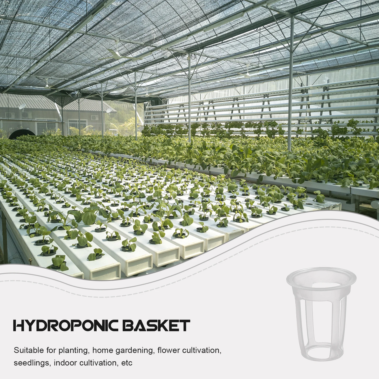 

100pcs Hydroponic Net Pot Plastic chid Pots for Garden Balcony Vegetables Fruits Flowers Water Soil Cultivation Planter