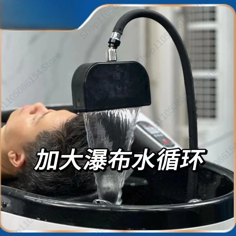 Head Therapy Shampoo Bed Water Circulation Steamer Waterfall Shower Sprayer Accessories Constant Temperature Three Way