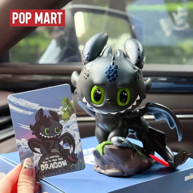 

Хит продаж: Оригинальные фигурки Popmart The Monsters Dragon Tamer, коллекционные куклы-сюрпризы, украшения, подарки