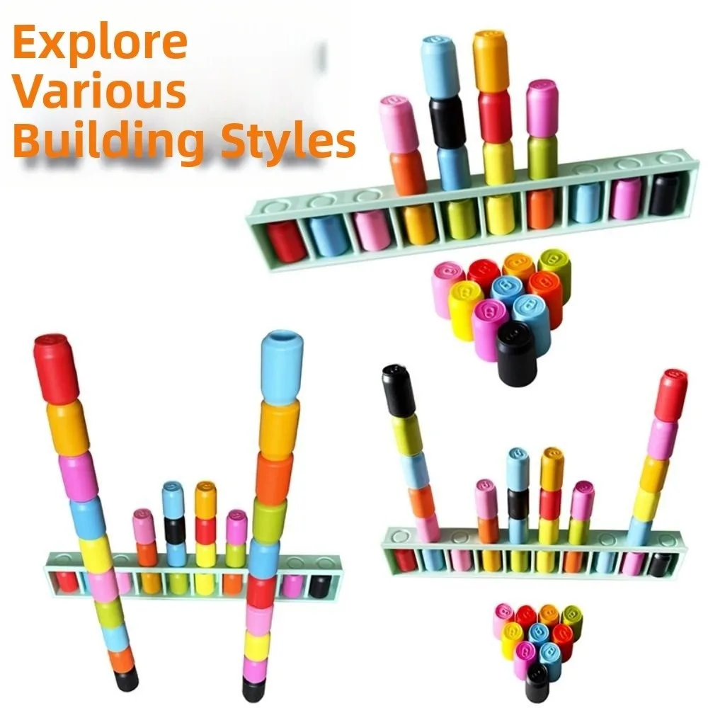 Jeu créatif de correspondance de bouteilles, pensée logique interactive, jouets de tri des couleurs Montessori, reconnaissance des couleurs, pensée innovante