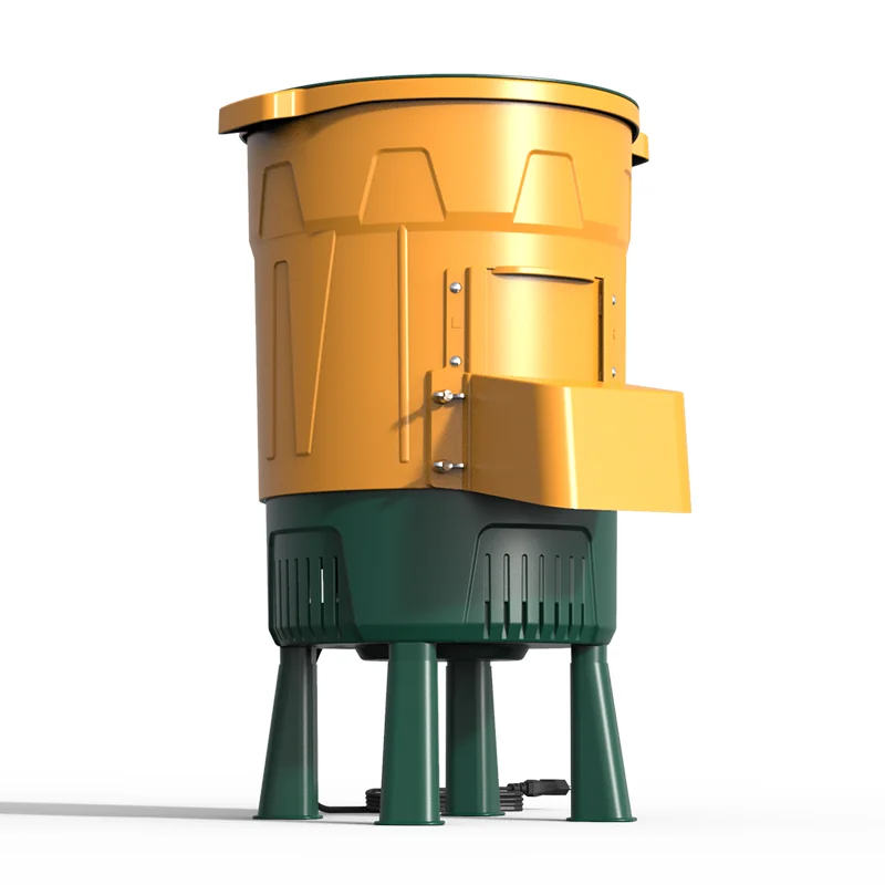 Plastic barrel vegetable shredder with legs livestock and poultry food making machine