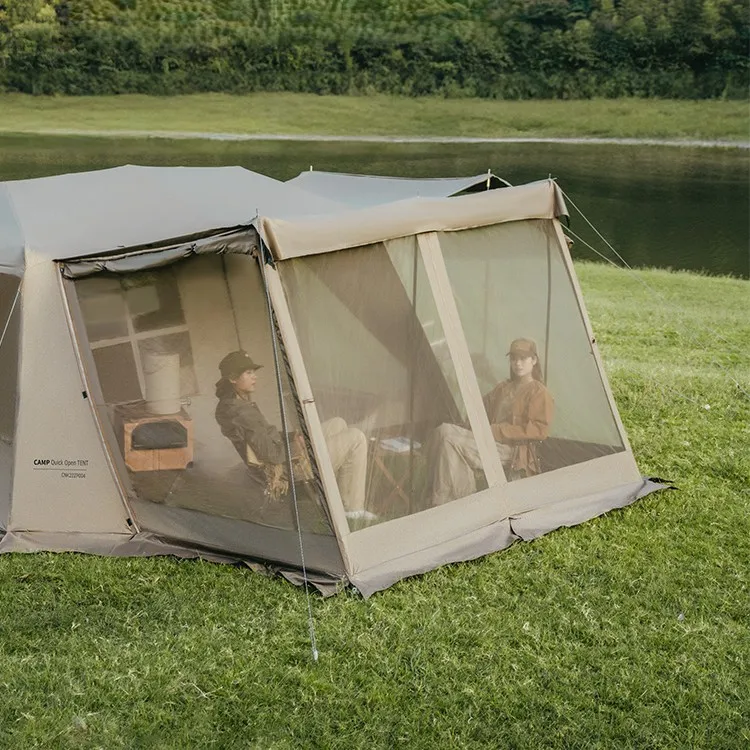 ！@Outdoor Camping Portable Equipment Automatic Tent with Oxford Fabric
