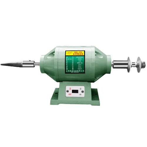 Small polishing machine 550w single-phase speed regulation desktop polishing machine 220V single-phase electric cloth wheel