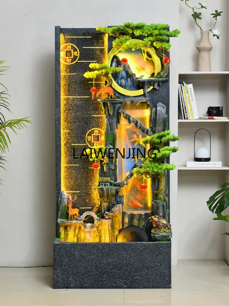 

SGF flowing water ornament circulation screen partition opening gift fountain big landscape