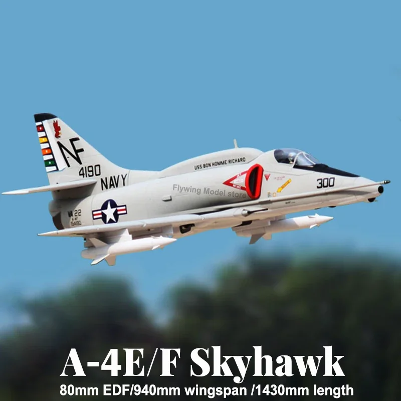 Freewing A-4 E/F Skyhawk 80mm Culvert R/C Model Airplanes Edf Jet RC Plane