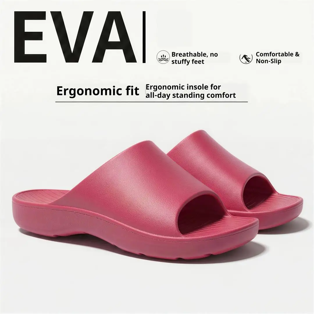 Ergonomic EVA Slides Slippers Arch‑Support Insole Non‑Slip Soft Light‑Weight Home Daily Wear Fashion Sandal Shoes