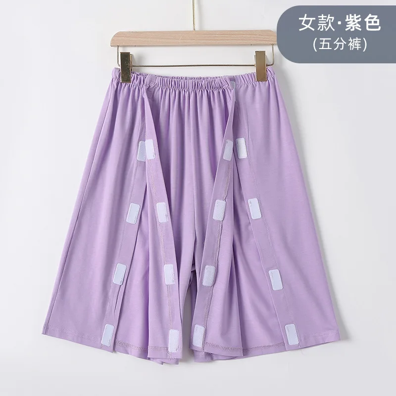 Women's purple cropped pants