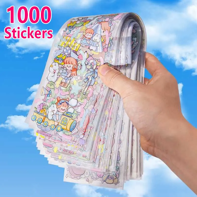 

Cute Stickers Aesthetic Children's Korean-Style Decoration Cute Stickers Waterproof Planner Stationery