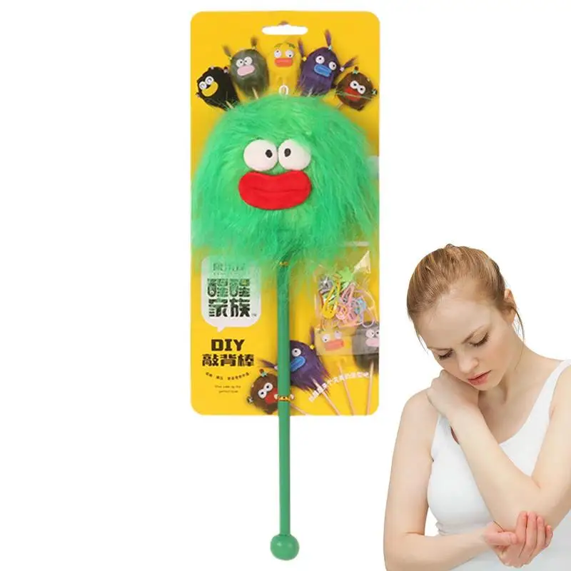 Hammer Stick For Body Plush Manual Massage Hammer Cute Massage Tool Soft Cartoon Hammer Stick Knock Massage Massage Stick For