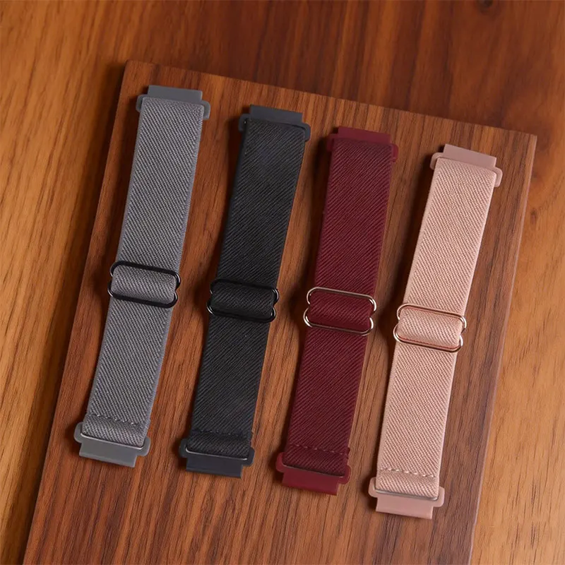 20mm 22mm Elastic Nylon Loop Strap for Samsung Galaxy Watch 4 5 6 7 40/44mm Pro Calssic 42/46mm Band Huawei Gt2/3 Amazfit Gts2/4
