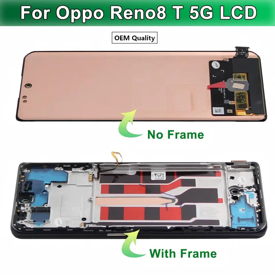 OPPO CPH2505 本体 New AMOLED For OPPO Reno8 T 5G LCD Display Touch Screen Digitizer