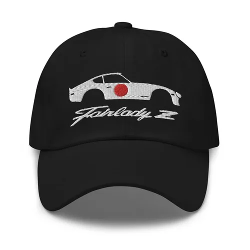 Datsun 280z Fairlady Z Script Japanese JDM Custom Design  Dad hat