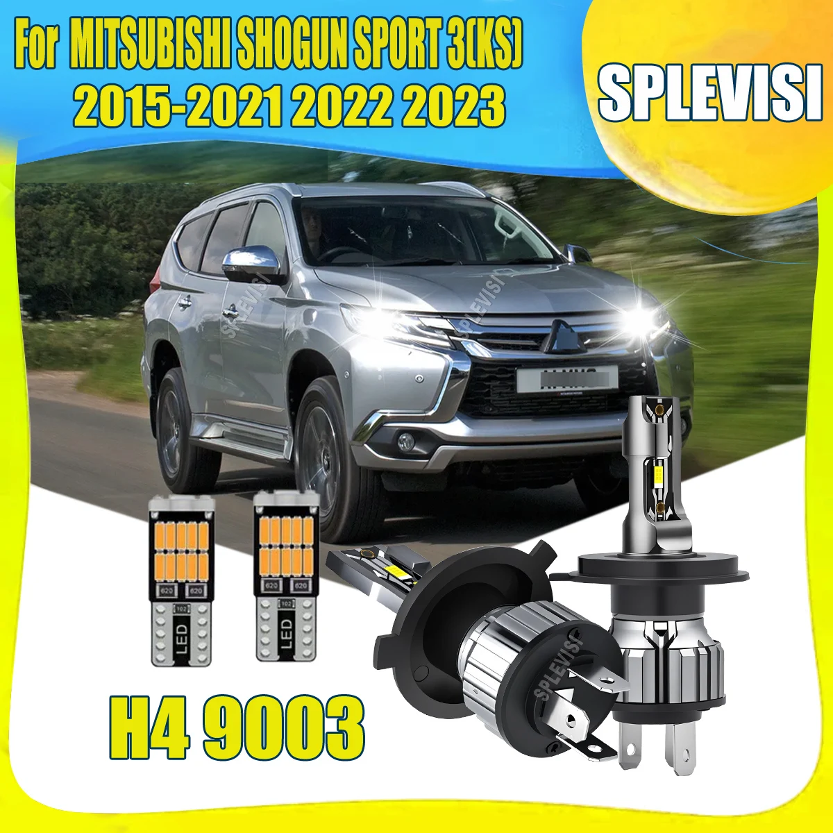 

H4 9003 LED Car Headlight 7500LM Waterproof & Dustproof For MITSUBISHI SHOGUN SPORT 3 (KS) 2015 2016 2017 2018 2019 2020-2023