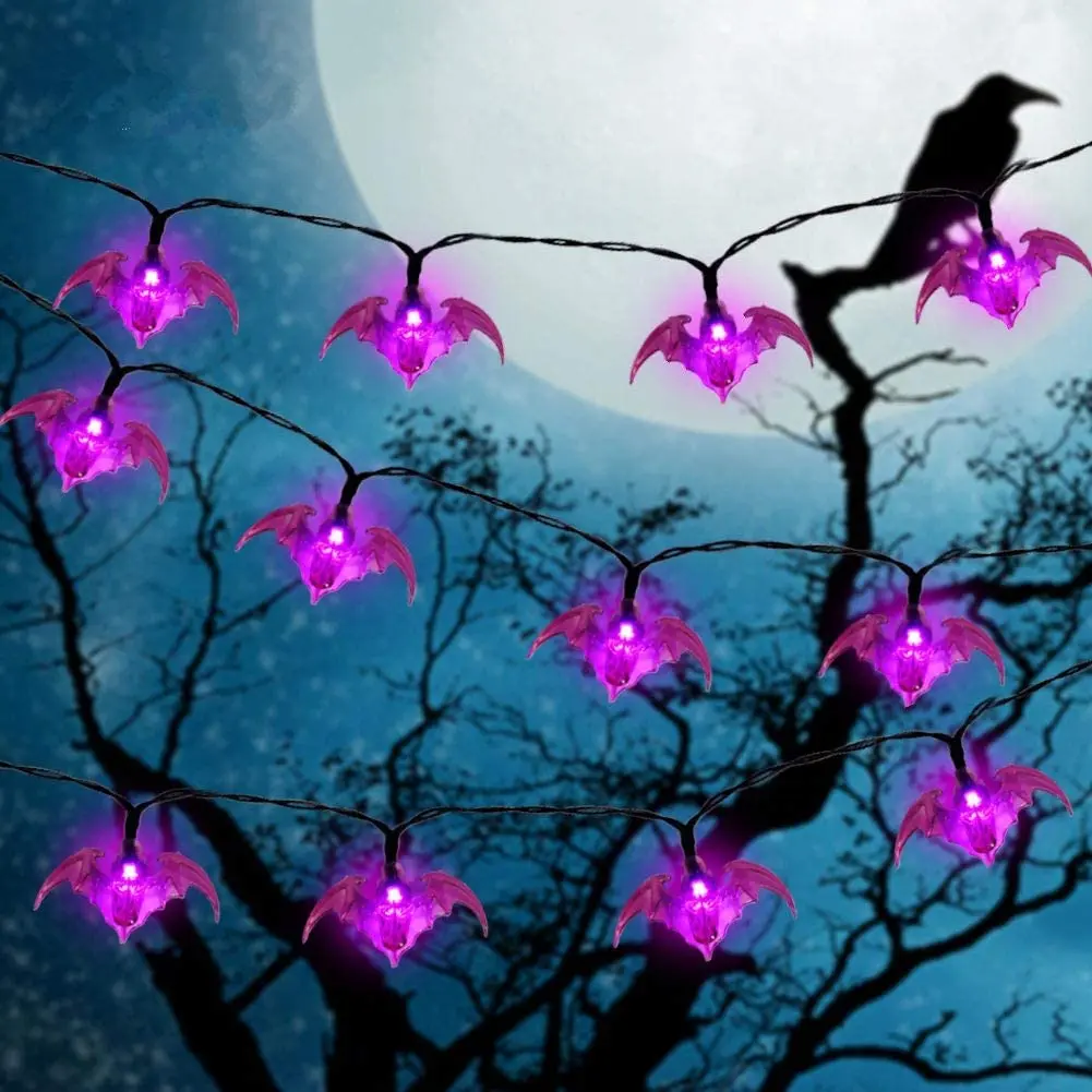 

Halloween Decoration Solar Led Bat String Light 10M Waterproof Garland For Home/Indoor/Outdoor/Thanksgiving/Festival/Party Decor