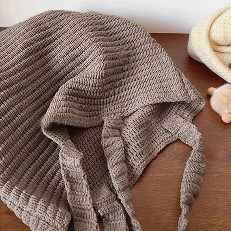 حقائب كتف كلاسيكية عالية السعة للنساء حقيبة تسوق غير رسمية عتيقة تحت الإبط محبوكة حقائب تسوق جمالية #4