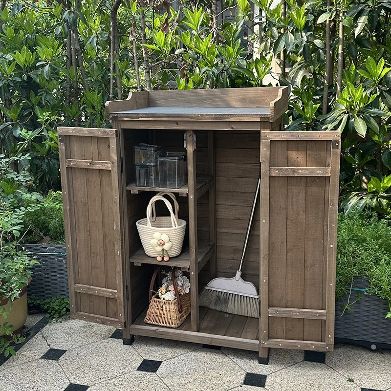 

Outdoor Storage Cabinet, Sundry Cabinet, Locker, Kindergarten Toy Cabinet, Courtyard Garden Tool Cabinet