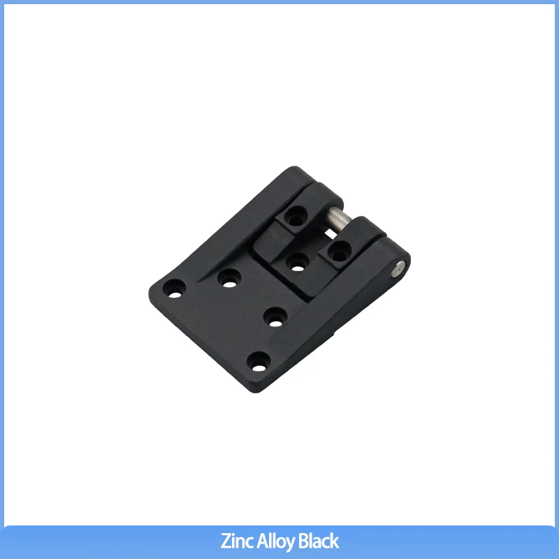 

T-Shaped Corner Rotating External Hinge Distribution Box Industrial Chassis Cabinet Door Zinc Alloy Black Hinge