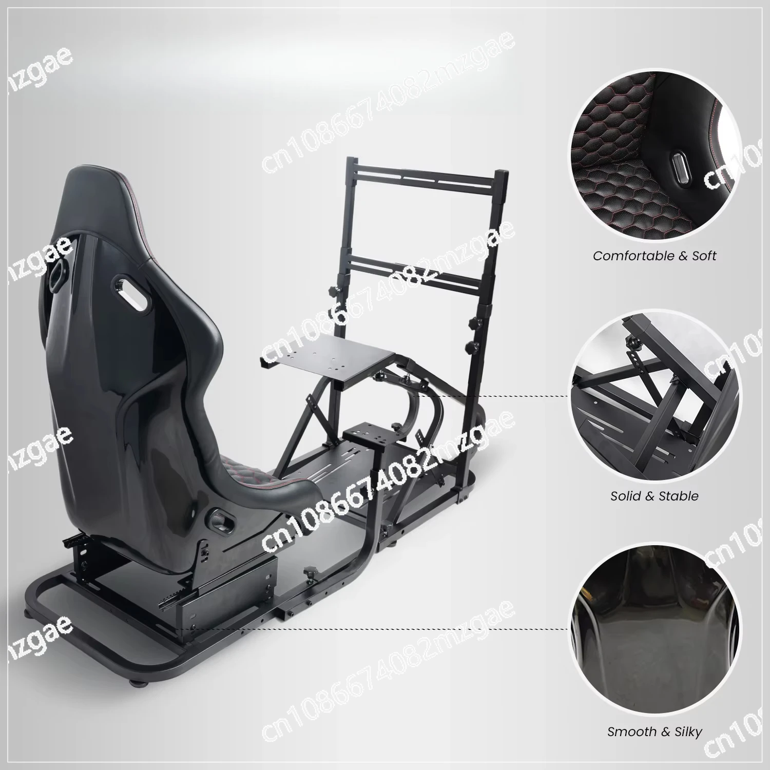 Game seat holder and steering wheel holder 1012f game emulator wired communication