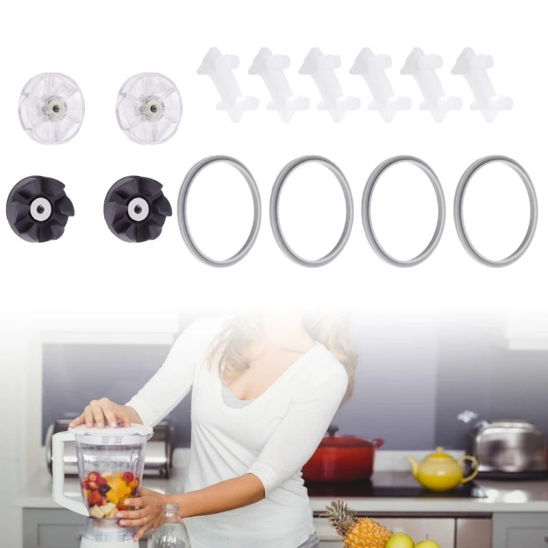 14 упаковок, базовая шестерня двигателя, набор для обслуживания блендера, запасная часть амортизатора, набор для ремонта для