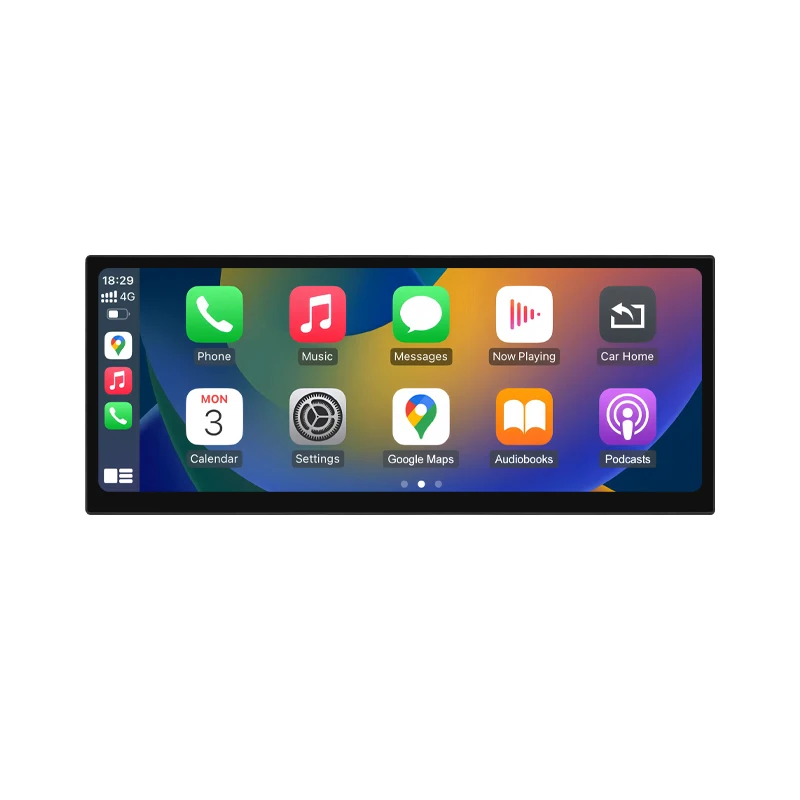 Road Top 10,25 Zoll 12,3'' Ultradünner Touchscreen-Multimedia-Display für Audi A6 A7 3G MMI HN+ RMC MHI2 System 2011-2018 mit Airplay, Wireless Carplay und Android Auto