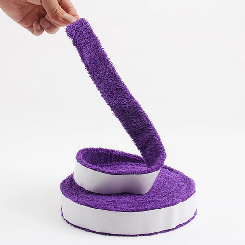 Empuñadura de bádminton con cinta de sellado, película Base, Gel de mano, raqueta de tenis, banda para el sudor, 10M, púrpura