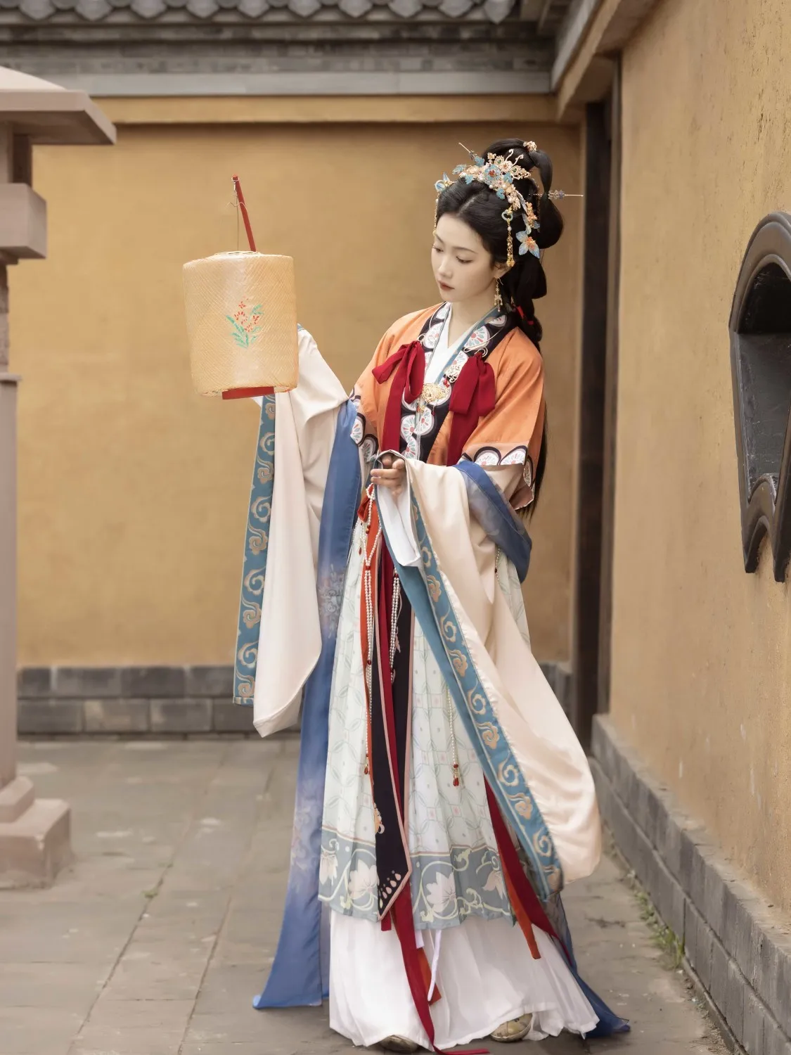 Vestido cosplay hanfu tradicional chinês para mulheres, roupa dinastia Tang, estilo antigo da primavera, vestidos de festa 2 cores, dança tradicional das fadas