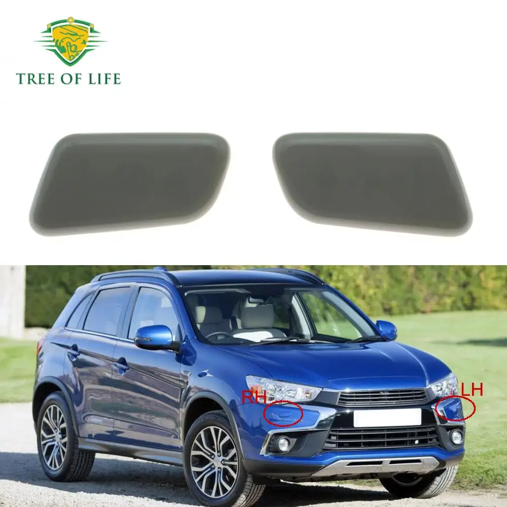 

8265A895 8265A896 New Front Bumper Headlight Washer Spray Nozzle Cover Cap For Mitsubishi ASX 2016 2017 2018 2019 2020