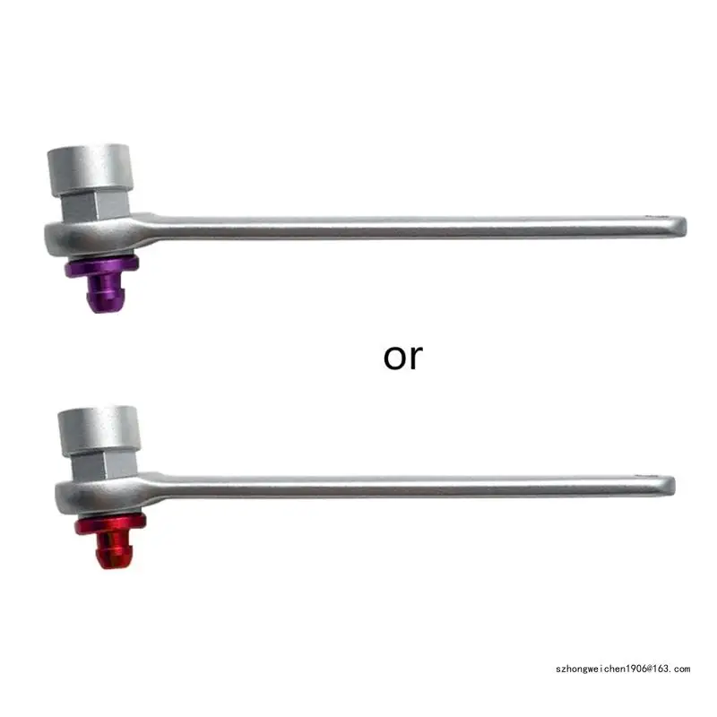 28GF Compact Brake Bleeder Wrench Manual 11mm Aperture Brake Bleeder Wrench Brake Oil Drainer Repair Tool for Truck Car Auto