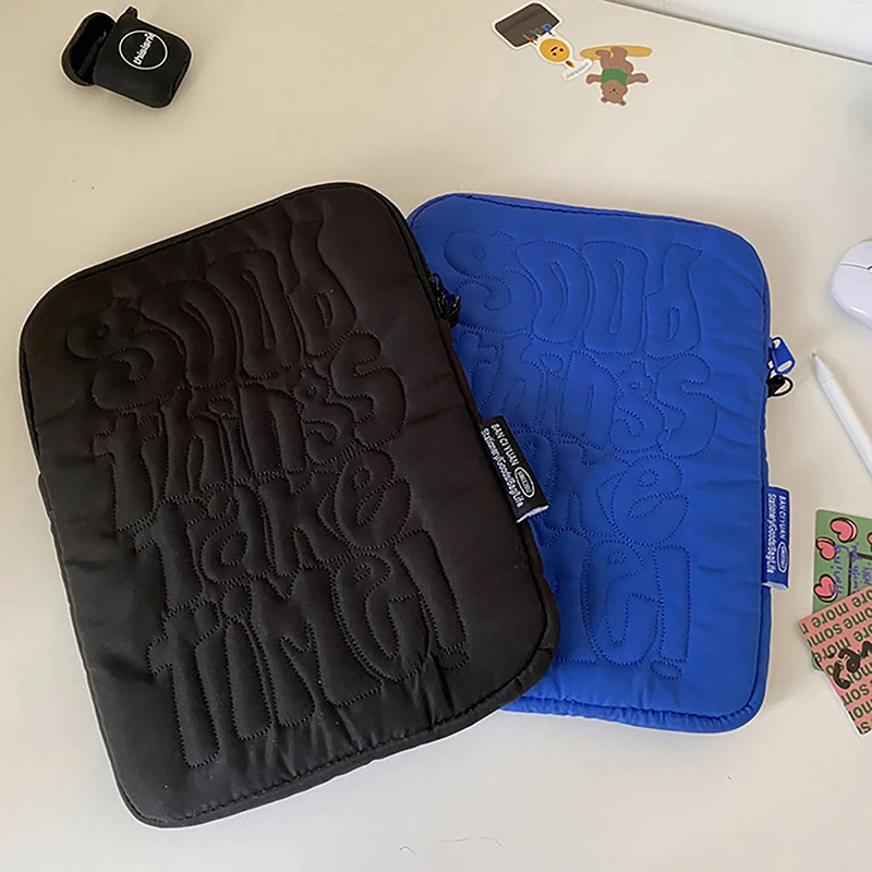 Embroidery Pattern Cute Shockproof Laptop Sleeve Case Bag 11 13 14 Inch For Macbook Ipad For Samsung Laptop And Tablet Pouch