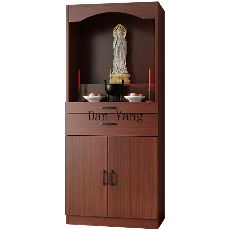 

YJ Buddhist niche offering table Buddhist platform household modern simple style new Chinese vertical cabinet Buddhist cabinet