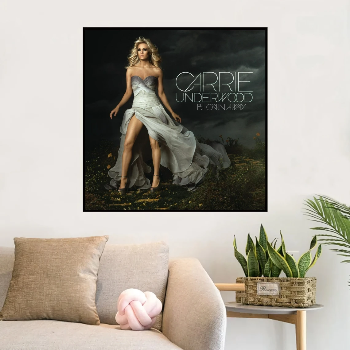 Carrie Underwood Blown Away Music Album Poster Canvas Art Print Home Decor Wall Painting ( No Frame )