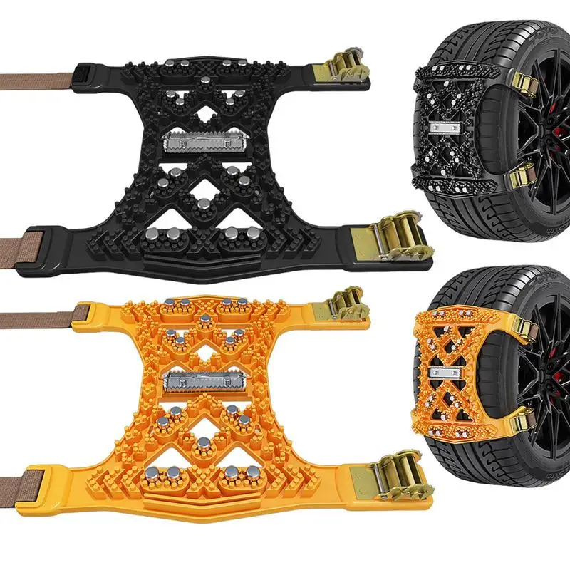 

Snow Chains For Car Tire Chains Urgent Traction Chains Automotive Tools Car Chains Truck Tire Chain Anti-Skid Easy Installation