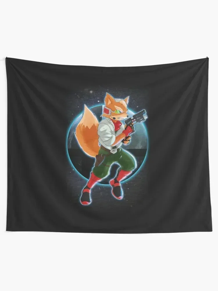 Fox McCloud Tapestry Bedroom Decor Wallpaper Tapestry