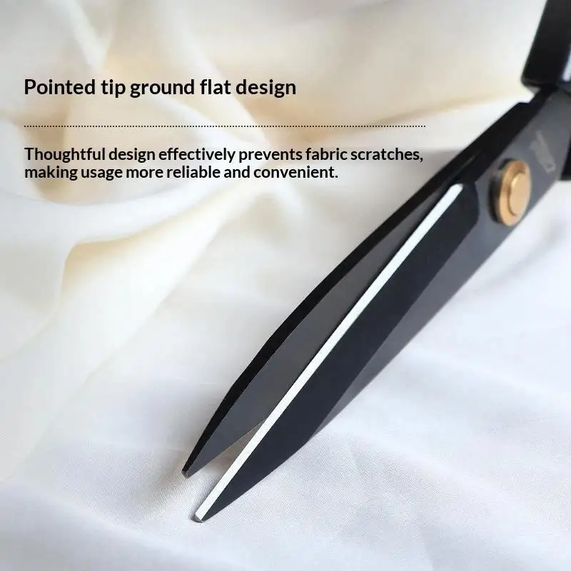 Manganese Steel Tailor Scissors Plastic Light Handle Anti Rust Sharp Fabric Cutting Shears For Sewing Clothing Craft DIY