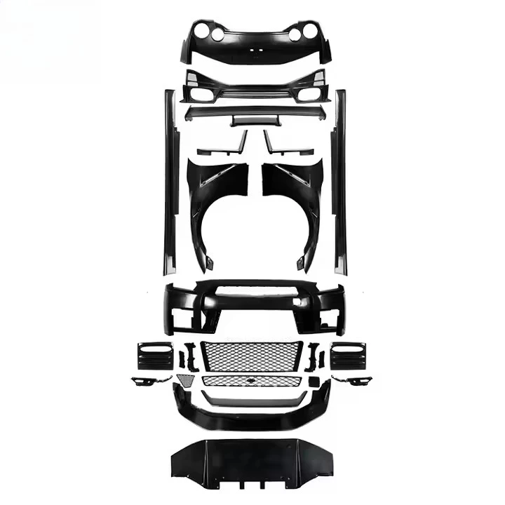 NISM Style Body Kit for GTR GTR35 PP Plastic Carbon Fiber Front Bumper Lip Rear Diffuser Bodykit Facelift 2008-2016