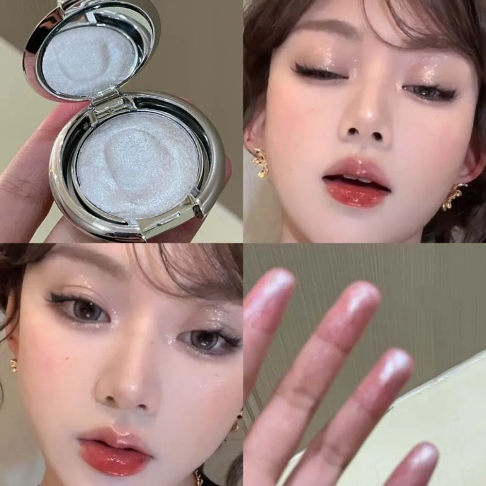 البطاطس المهروسة بريق تمييز سطع مقاوم للماء الوجه كونتور طقم مكياج بيرليسسينت لامع عينيه الكذب دودة القز