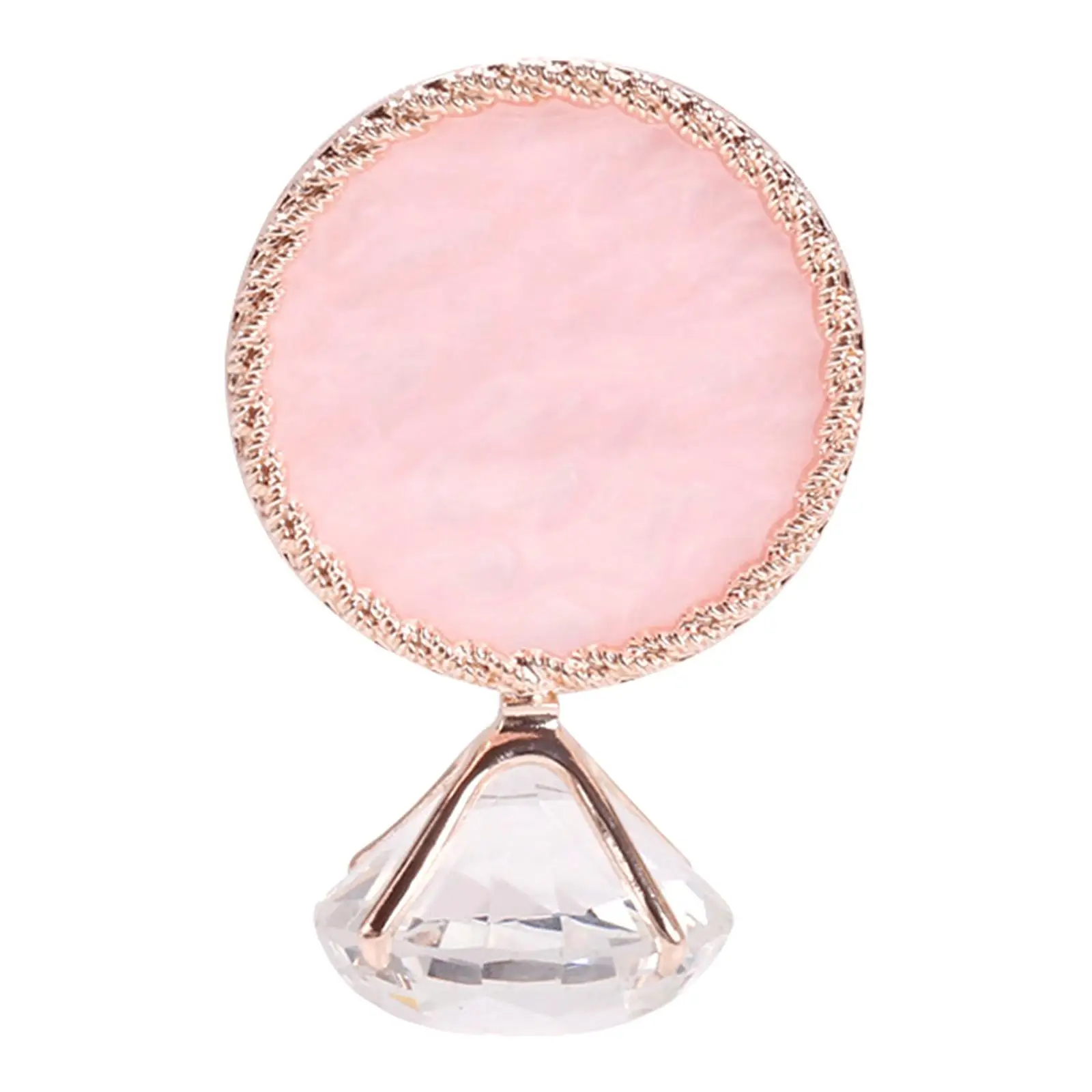 Paleta de arte em unhas, base de diamante, placa de mistura acrílica, organizador de decorações de unhas para design de manicure e uso em salão de beleza