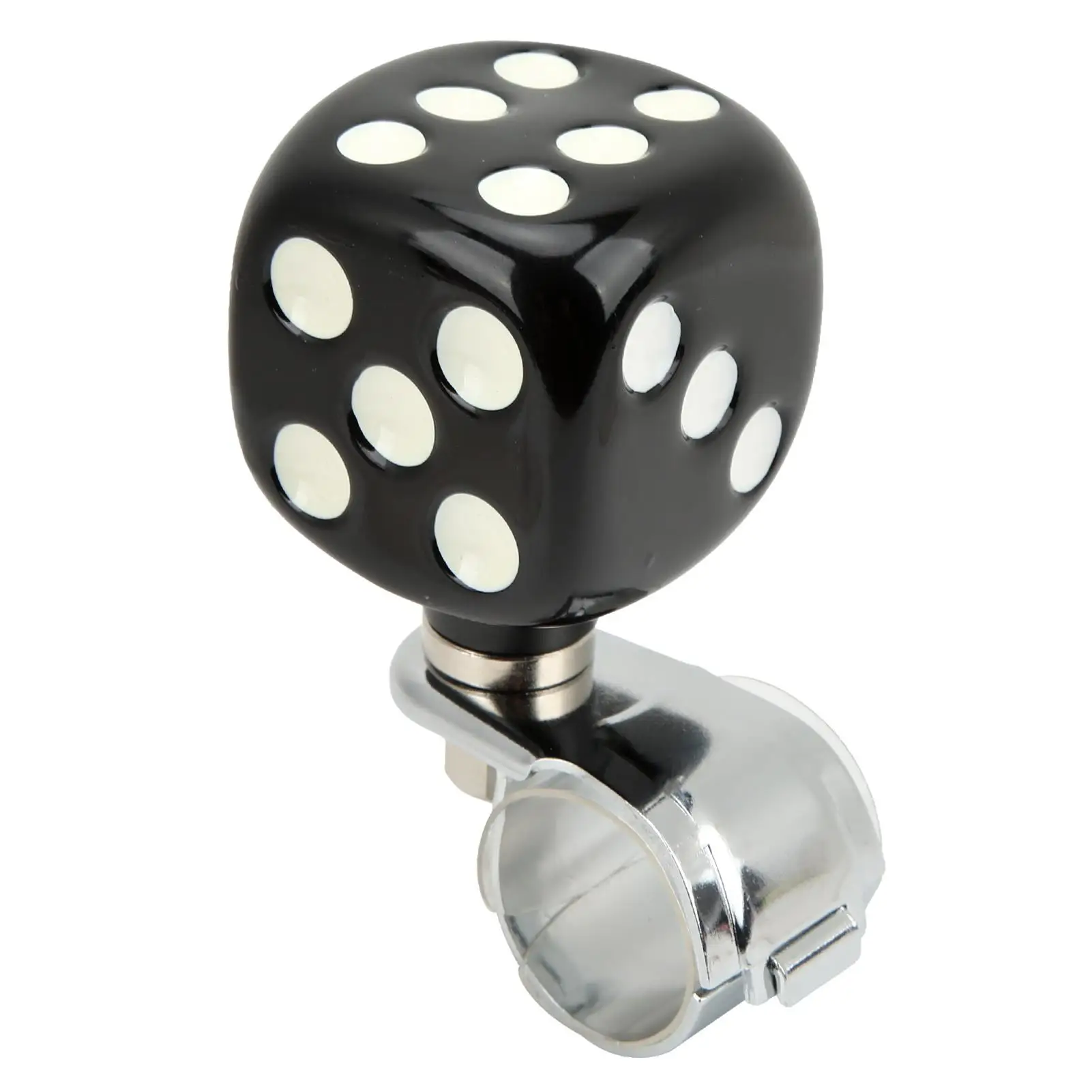 Ergonomic Spinner Dice Shape Power Handle Steering Wheel Knob for cars , Trucks, Tractors & Boats - Labor Saving Design