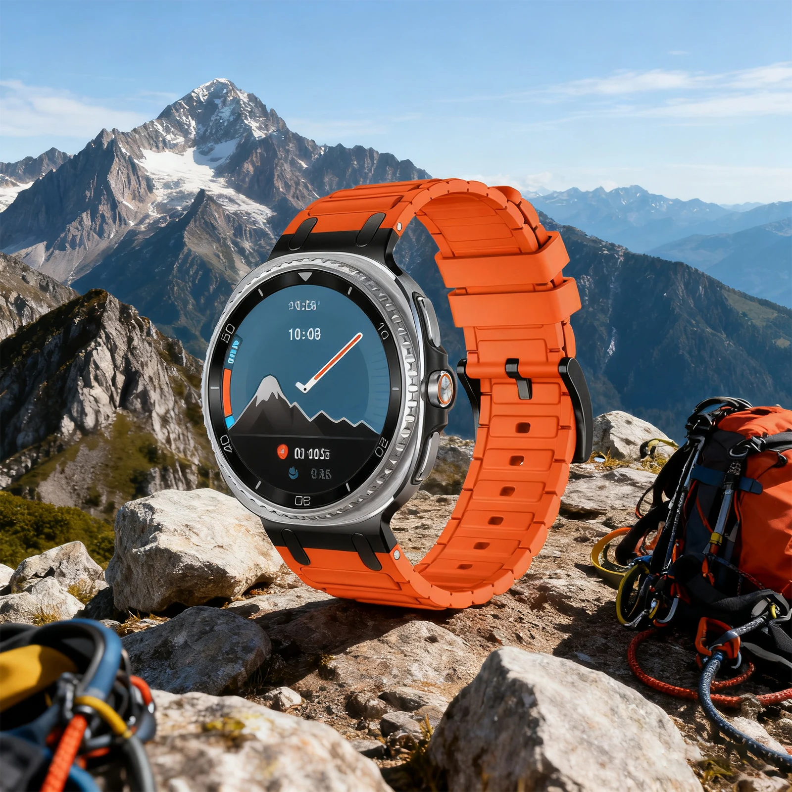 حزام سيليكون متصل معدني لساعة سامسونج جالاكسي 8 كلاسيك 46 مللي متر 8 40 مللي متر 44 مللي متر سوار معصم ساعة سامسونج جالاكسي #4