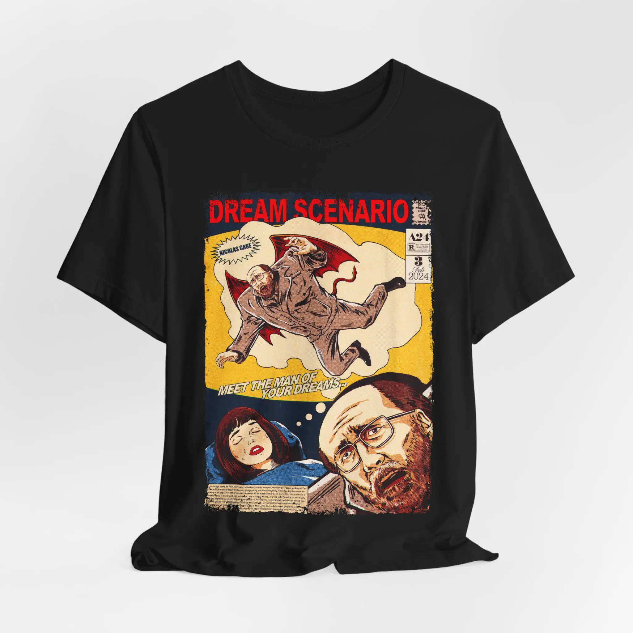 Dream Scenario Movie T-Shirt: Nicolas Cage Graphic Tee